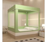 Tente de lit portable avec design en maille occultante pour intérieur et extérieur