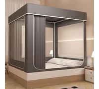 Tente de lit portable - Sommeil léger avec maille occultante et respirante pour une utilisation en intérieur et en extérieur