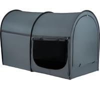 Tente de lit VEVOR, tissu Pongee, tente de rêve respirante avec 4 portes et tiges en fibres de 0,28 pouces d'épaisseur pour protéger le lit des regards, toit de lit opaque pleine grandeur, convient au