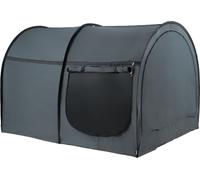 Tente de lit VEVOR, tissu Pongee, tente de rêve respirante avec 4 portes et tiges en fibres de 0,28 pouces d'épaisseur pour protéger le lit des regards, toit de lit opaque pleine grandeur, convient au