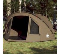 vidaXL Tente de pêche 4 personnes – vert olive imperméable – 4005317
