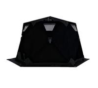 Tente de pêche à glace isolée, abri portable avec tissu Oxford imperméable, ancres, cordes et sac de transport pour une installation facile