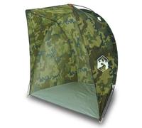 Tente de pêche au motif de camouflage imperméable - Cadre de tonnelle pour les aventures en plein air, polyester 185T avec revêtement en polyuréthane, durable et résistant aux intempéries