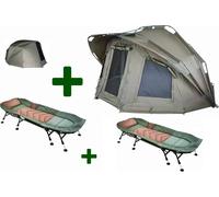 Tente de pêche Fort Knox 2 hommes avec Winterskin et 2 lits de pêche