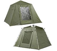 Tente de pêche Lucx® Marder Bivvy + Winterskin pour 1 à 2 à 3 personnes+couverture pour 1 à 2 à 3 personnes, tente de camping 10 000 mm