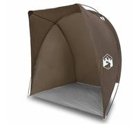 Tente de pêche marron imperméable - Cadre de tonnelle en polyester 185t avec revêtement PU, idéale pour le camping et les aventures en plein air, robuste et résistant aux intempéries