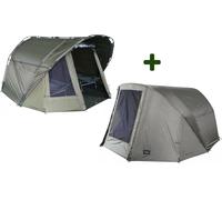 Tente de pêche MK 2 hommes Fort Knox Solid + Overwrap