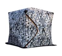 Tente de pêche sur glace imperméable coupe-vent chaude abris de jardin | Cabane de pêche sur glace pour la pêche côtière en eau douce et eau salée pour rive, rivière, lac, étang, plage, camping