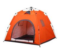 Tente de pêche sur glace pour 3 à 8 personnes avec design à tirette escamotable, maison portable pour poissons de glace avec sac de transport au sol amovible, ancrages à glace, cordes à nouer