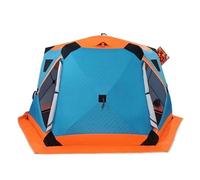 Tente de Peche Tente Portable isolée à Installation Rapide, idéale for Le Camping, la randonnée, pêche sur Glace, Sauna, for 4 Personnes, en Hiver(Blue)