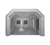 Tente de peinture - Cabine de pulvérisation gonflable - Cabine de peinture de voiture avec système de filtre à air - Temps de gonflage 5 minutes pour la peinture de voiture et la réparation de moto