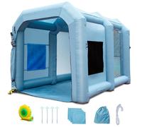 Tente de Peinture - DUOKU - Cabine Gonflable - 4x2,95x2,75m - Filtre Inclus - Souffleur 950W