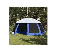 Tente de piscine moustiquaire amovible parois maille bleu azur