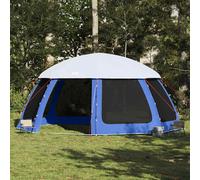 Tente de piscine moustiquaire amovible parois maille bleu azur vidaXL