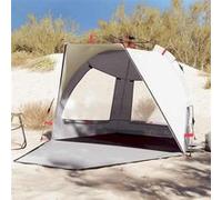 Vidaxl Tente De Plage 2 Personnes Gris Libération Rapide Imperméable