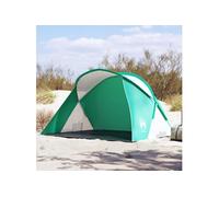 Tente de plage 2 personnes vert d eau escamotable imperméable