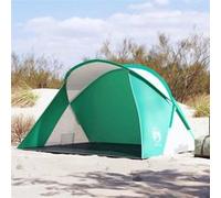 vidaXL Tente de plage 2 personnes vert d'eau escamotable imperméable, tente, tente de jardin, abri extérieur, tente de 4004159