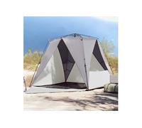 Tente de plage 4 personnes gris libération rapide imperméable