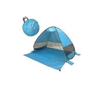 Tente de Plage Anti UV, Pop-up pliable et portable avec son sac - Bleu HobbyTech