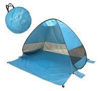 Tente de Plage Anti UV, Pop-up pliable et portable avec son sac - Bleu HobbyTech