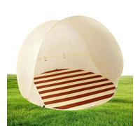 Tente de Plage Auvent 3/4 Personnes Pop-up Protection UV Extérieur