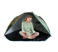 Tente de Plage - Dôme de Sunshade étanche, Structure du Vent Pliable, pavillon de Camp Ouvert Rapide, verrière de Voyage léger, Nuances extérieures | Tente de pêche 220x120x120cm avec Ongles Festival