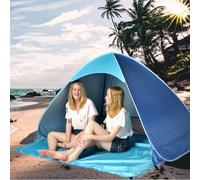 Tente de plage et de camping légère et portable pour 1 à 2 personnes, avec protection UV et anti-moustiques Pour celles et ceux qui privilégient le confort et la praticité lors de leurs moments de dét