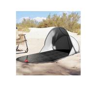 Tente de plage gris escamotable imperméable