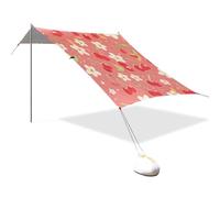 Tente de plage légère UPF50+ avec pelle à sable, sacs de sable, poteaux de stabilité pour le camping, la pêche, le plaisir du jardin
