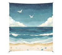 Tente de plage légère UPF50+ avec sacs de sable, pelle à sable, poteaux pour le camping, la pêche, le plaisir du jardin