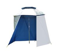 Tente de plage pare- - Auvent de rechange en tissu semi-circulaire pour parasol, protection UV, accessoire de pêche, panneau d'ombrage pour jardin, terrasse, piscine | Housse d'extérieur pour