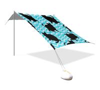 Tente de plage pliable UPF50+ avec poches de sable pour jardin, prairie, parc casitas de Playa para cubrir del sol
