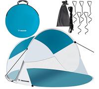 Trizand Tente de plage pop-up 20974 – 2-3 personnes, protection UV et contre le vent, sac transport