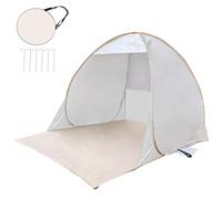 Tente de plage pop-up, portable, pouvant accueillir jusqu'à 2 à 3 personnes, protection UV, bonne ventilation, petite taille, tente de plage pour protection solaire, plage, jardin (A)