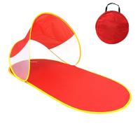 Tente de plage Pop Up - Protection UV - 2025 - Avec tapis de plage de 140 x 70 cm - Léger et respirant - 0,3 kg - Petite tente de plage étanche 190T - Idéale pour la plage des enfants, le pique-nique
