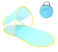 Tente de plage Pop Up - Protection UV - 2025 - Avec tapis de plage de 140 x 70 cm - Léger et respirant - 0,3 kg - Petite tente de plage étanche 190T - Idéale pour la plage des enfants, le pique-nique