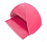 Tente de plage pop-up - Tente d'extérieur légère avec protection UV et sac de rangement - Pour bébés, adultes, enfants et animaux domestiques (carmin)