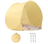 Tente De Plage Portable, Installation Facile, 145 X 145 X 110 Cm, Tente De Protection Solaire Automatique, Coque De Plage Pliable, Intérieur Spacieux, Camping Ennemi, Aire De Jeux