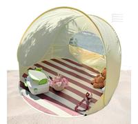 Tente De Plage Portable,Tente Automatique Pliante pour La Plage - Abri Solaire Portable avec Moustiquaire pour Voyage Camping Sortie en Famille Pique-Nique Aire De Jeux