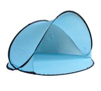 Tente de Plage portative, abri Solaire de Tente Plage portative Pliable, Pare-Soleil léger à Ouverture Automatique pour l'extérieur, Bleu
