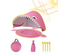 Tente de Plage pour, Tente extérieure pour,Cartoon Beach Shade Boopy - Playhouse Pliable imperméable, Protection UV, Petite Piscine intégrée pour Les Pique-niques de pêche au Camping