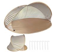 Tente de plage, tente pare-soleil avec sac de transport, tente de plage, protection solaire compacte pliable pour l'extérieur, les voyages, le camping, le parc, les festivals, 70,87 x 49,21 x 33,46