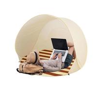 Tente De Plage - Tente Pliable | Pare- Portable Imperméable avec Protection UV | pour 3 Personnes Camping Randonnée Pêche Voyage en Plein Air Parc D'été Ombrage Portable Anti-moustiques, Assembl