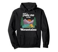 Tente de randonnée Vintage Take Me to The Mountains Forest Lake Sweat à Capuche
