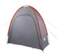 Tente de rangement gris et orange imperméable