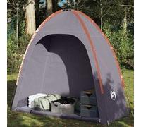 Tente de rangement gris et orange imperméable tente de rangement vidaXL