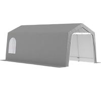 Tente de rangement Outsunny, abri à vélo étanche avec portes, fenêtres