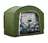 Tente de rangement pour vélos - Abri imperméable en tissu Oxford pour moto et équipement 2300 g | Organisateur à fermeture éclair 220x150x185cm, pour tondeuse à gazon, équipement de piscine, outils de