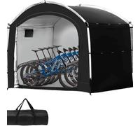 Tente de Rangement pour vélos,Abri Portable pour vélos,210D Oxford Fabric PU4000 Waterproof pour 2/3/4/6/8 vélos,Abri pour Moto,Outils de Jardin