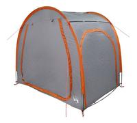 Tente de rangement pour vélos - vidaXL - Gris et Orange - 218x156x180 cm - Étanche - Résistant au feu